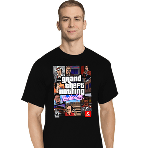 Shirts T-Shirts, Tall / Large / Black Grand Theft Nothing