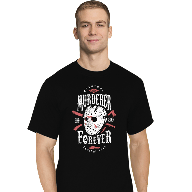 Shirts T-Shirts, Tall / Large / Black Murderer Forever