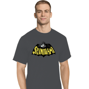 Shirts T-Shirts, Tall / Large / Charcoal Bat Shinigami