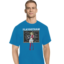 Load image into Gallery viewer, Shirts T-Shirts, Tall / Large / Royal Blue Playgotham Harley

