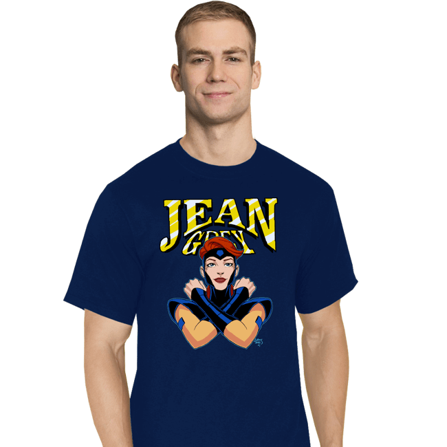 Daily_Deal_Shirts T-Shirts, Tall / Large / Navy Jean Grey 97