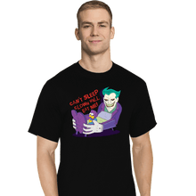 Load image into Gallery viewer, Daily_Deal_Shirts T-Shirts, Tall / Large / Black Can&#39;t Sleep Clown Will Eat Me
