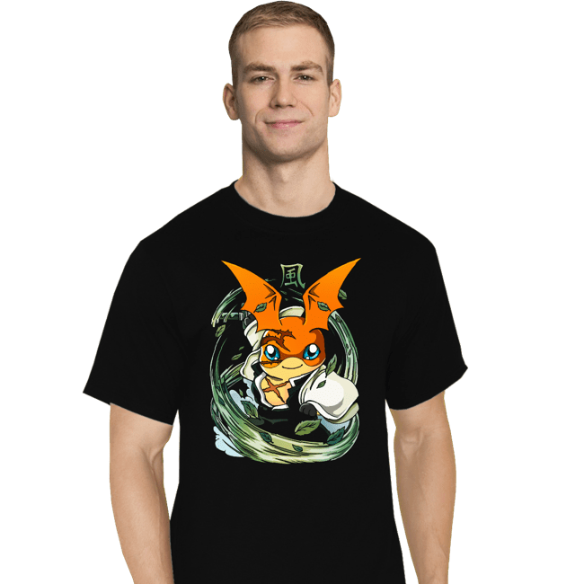 Daily_Deal_Shirts T-Shirts, Tall / Large / Black Hashira Wind