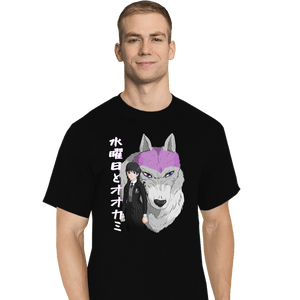 Daily_Deal_Shirts T-Shirts, Tall / Large / Black Wednesday Mononoke