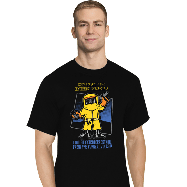 Secret_Shirts T-Shirts, Tall / Large / Black Vader From Vulcan