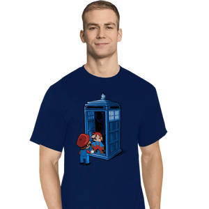 Shirts T-Shirts, Tall / Large / Navy Back To 8 Bits