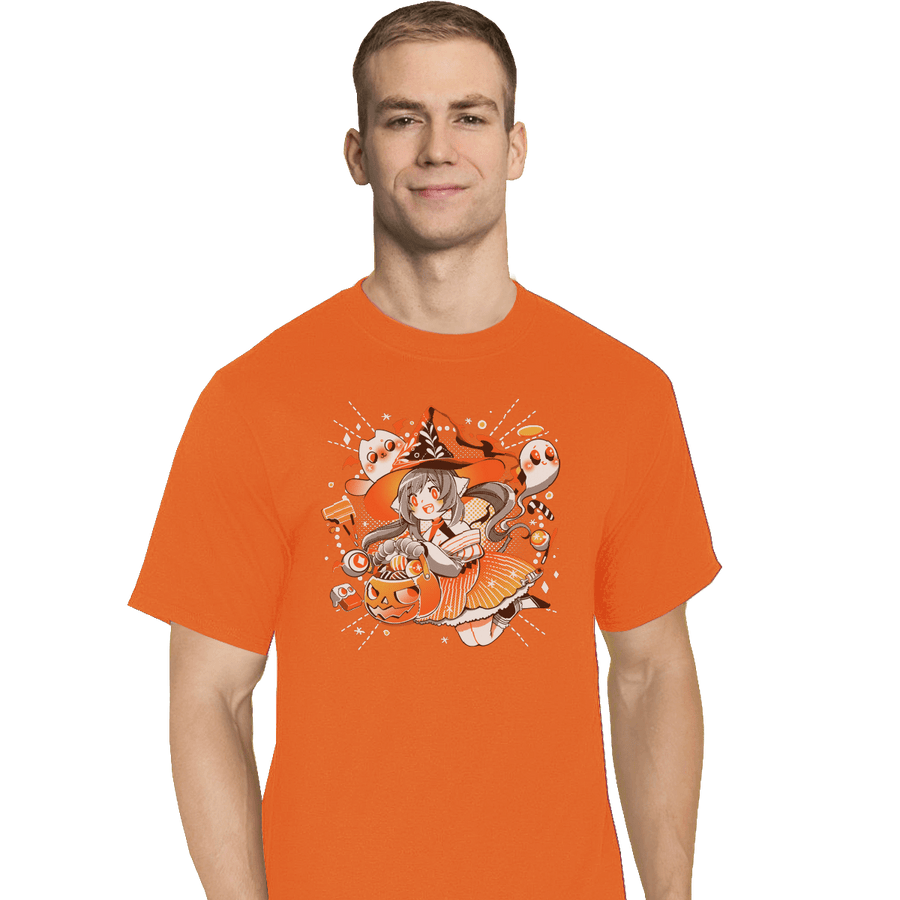 Shirts T-Shirts, Tall / Large / Red Trick Or Treat Witch