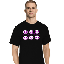 Load image into Gallery viewer, Daily_Deal_Shirts T-Shirts, Tall / Large / Black Jack Faces
