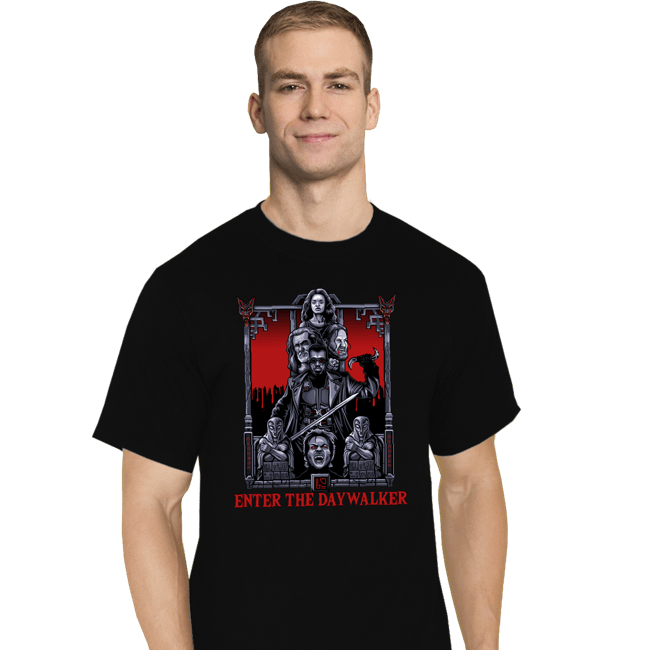 Secret_Shirts T-Shirts, Tall / Large / Black Day Walker