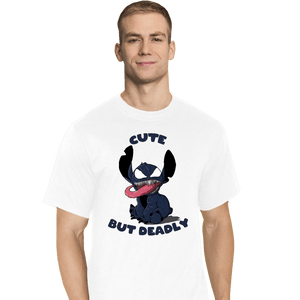 Daily_Deal_Shirts T-Shirts, Tall / Large / White Cute But Deadly