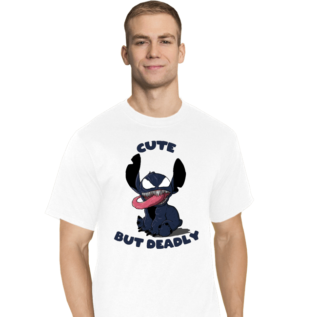 Daily_Deal_Shirts T-Shirts, Tall / Large / White Cute But Deadly