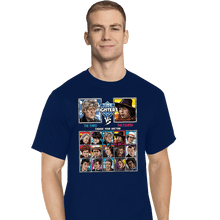 Load image into Gallery viewer, Daily_Deal_Shirts T-Shirts, Tall / Large / Navy Time Fighters 3rd vs 4th

