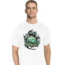 Load image into Gallery viewer, Shirts T-Shirts, Tall / Large / White Dice Sketch
