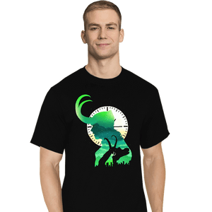 Shirts T-Shirts, Tall / Large / Black Loki Sunset