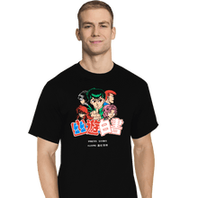 Load image into Gallery viewer, Daily_Deal_Shirts T-Shirts, Tall / Large / Black Yu Yu Pixels
