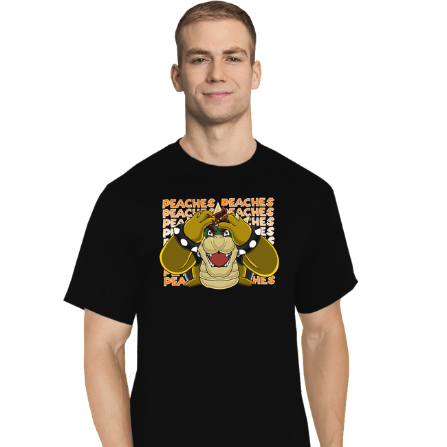 Daily_Deal_Shirts T-Shirts, Tall / Large / Black Madness For Peach