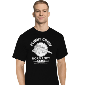 Shirts T-Shirts, Tall / Large / Black Normandy Flight Crew