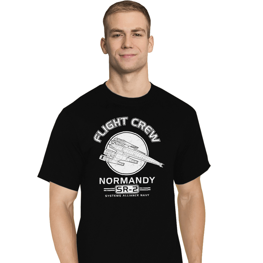 Shirts T-Shirts, Tall / Large / Black Normandy Flight Crew