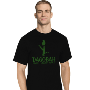 Daily_Deal_Shirts T-Shirts, Tall / Large / Black Dagobah Health And Wellness Retreat