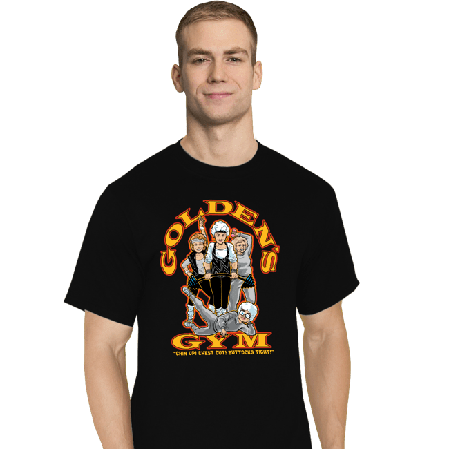 Secret_Shirts T-Shirts, Tall / Large / Black Goldens Gym