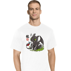 Shirts T-Shirts, Tall / Large / White Dragon Ink
