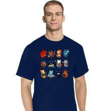 Load image into Gallery viewer, Secret_Shirts T-Shirts, Tall / Large / Navy Roleplay Cats
