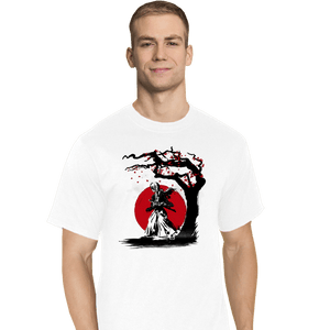 Shirts T-Shirts, Tall / Large / White Wandering Samurai