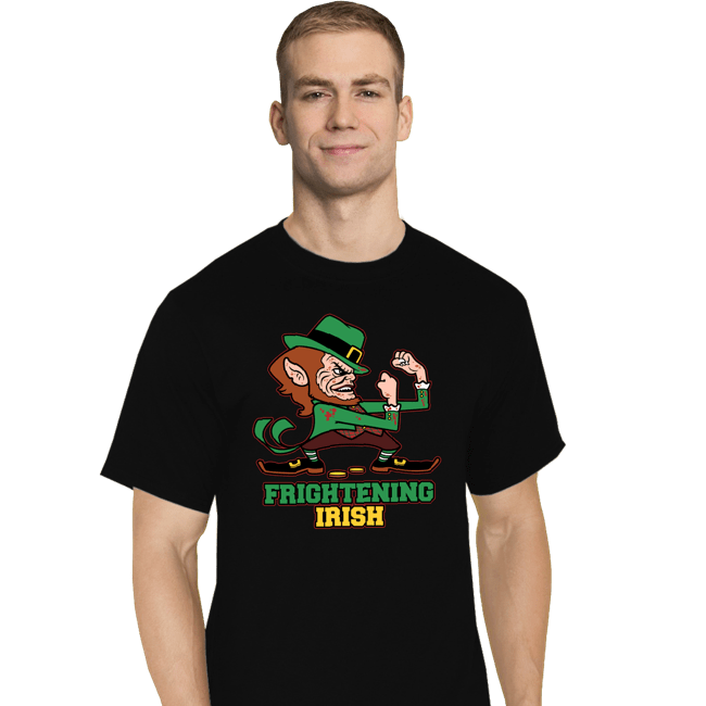 Daily_Deal_Shirts T-Shirts, Tall / Large / Black Frightening Irish
