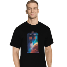 Load image into Gallery viewer, Shirts T-Shirts, Tall / Large / Black Tardis Color
