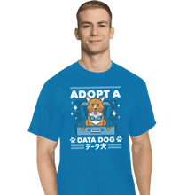 Load image into Gallery viewer, Shirts T-Shirts, Tall / Large / Royal Adopt A Data Dog
