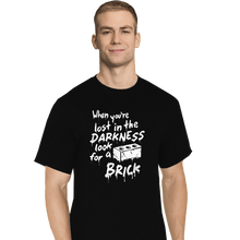 Load image into Gallery viewer, Secret_Shirts T-Shirts, Tall / Large / Black Look For A Brick

