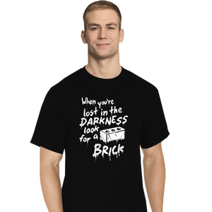 Secret_Shirts T-Shirts, Tall / Large / Black Look For A Brick