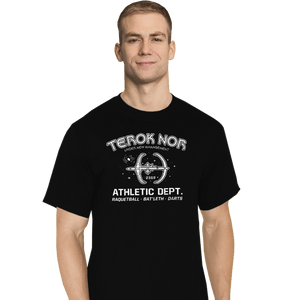 Last_Chance_Shirts T-Shirts, Tall / Large / Black Trek Athletic DS9