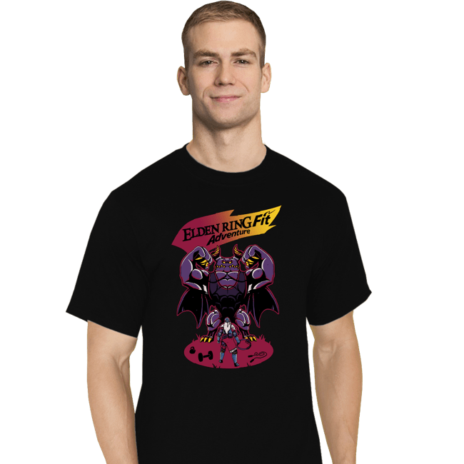 Shirts T-Shirts, Tall / Large / Black Git Gud, Git Stronk!