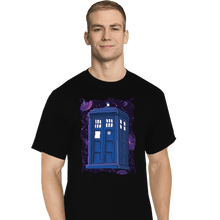 Load image into Gallery viewer, Daily_Deal_Shirts T-Shirts, Tall / Large / Black Pixel Tardis
