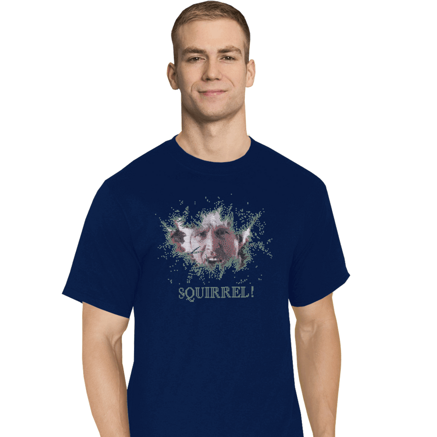 Shirts T-Shirts, Tall / Large / Navy Squirrel