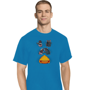 Secret_Shirts T-Shirts, Tall / Large / Royal Blue Hot Dog Fusion