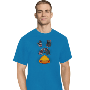 Secret_Shirts T-Shirts, Tall / Large / Royal Blue Hot Dog Fusion