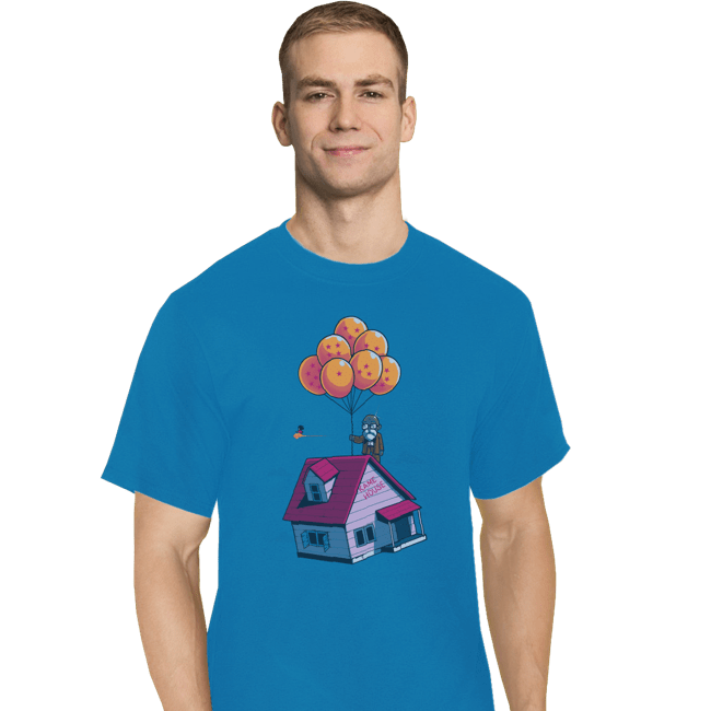 Shirts T-Shirts, Tall / Large / Royal Blue Adventure Is Up There