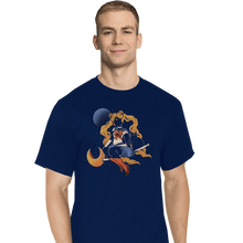 Load image into Gallery viewer, Daily_Deal_Shirts T-Shirts, Tall / Large / Navy Cosmic Sailor
