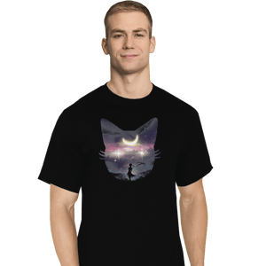 Shirts T-Shirts, Tall / Large / Black Moon Chaser