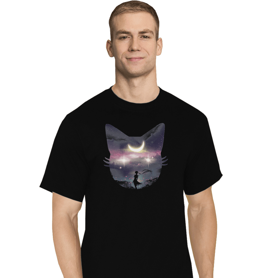 Shirts T-Shirts, Tall / Large / Black Moon Chaser