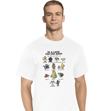 Load image into Gallery viewer, Shirts T-Shirts, Tall / Large / White In A Land Far Far Away

