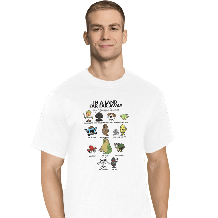 Shirts T-Shirts, Tall / Large / White In A Land Far Far Away