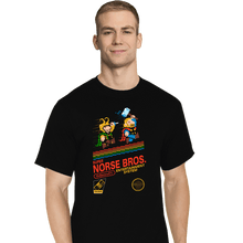 Load image into Gallery viewer, Secret_Shirts T-Shirts, Tall / Large / Black Super Norse Bros
