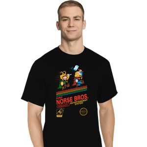 Secret_Shirts T-Shirts, Tall / Large / Black Super Norse Bros