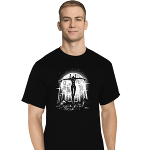 Shirts T-Shirts, Tall / Large / Black Moonlight Pilot