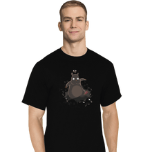 Load image into Gallery viewer, Shirts T-Shirts, Tall / Large / Black Susuwatari Hole
