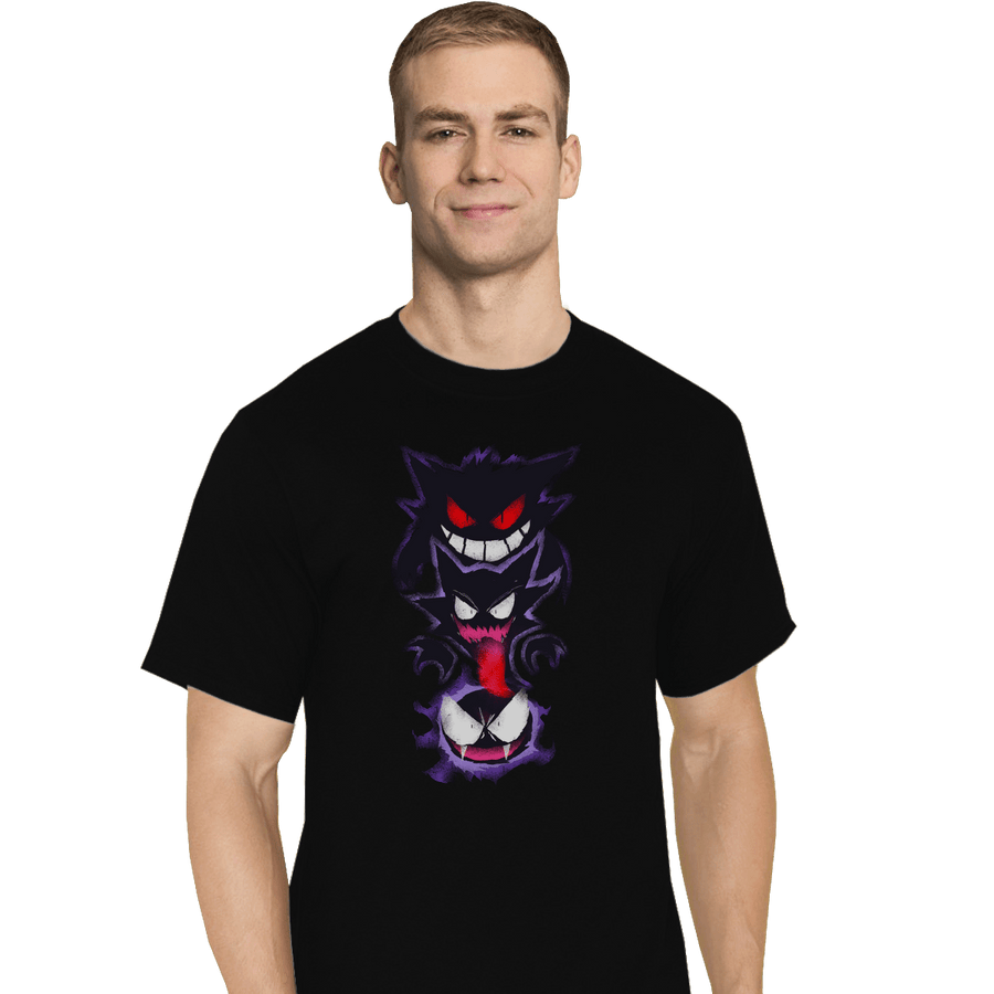Shirts T-Shirts, Tall / Large / Black Ghostly Terror