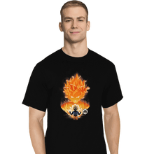 Load image into Gallery viewer, Shirts T-Shirts, Tall / Large / Black The Angry Super Saiyan
